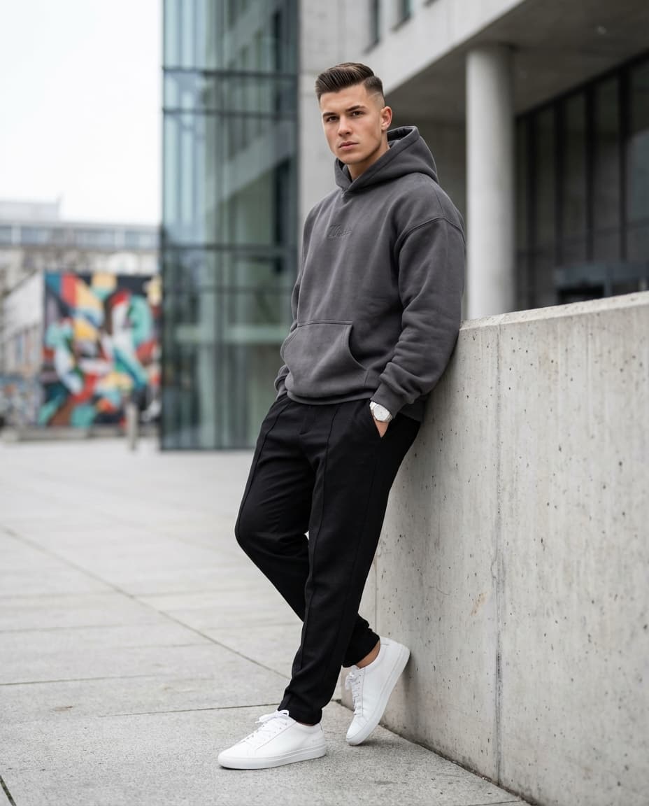 Streetwear & Casual Apparel - AI-generated fashion photography example