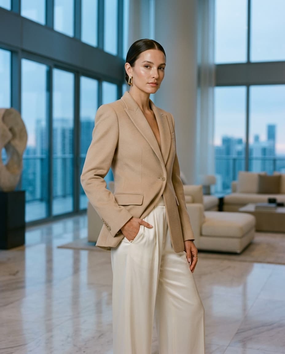 Western & Contemporary Fashion - AI-generated fashion photography example